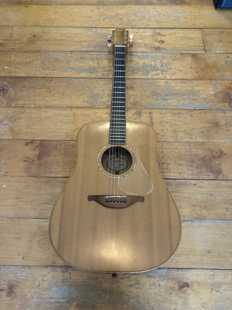 photograph to sell a Lowden D35 guitar